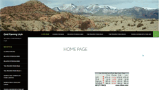 Desktop Screenshot of goldpanningutah.com