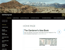Tablet Screenshot of goldpanningutah.com